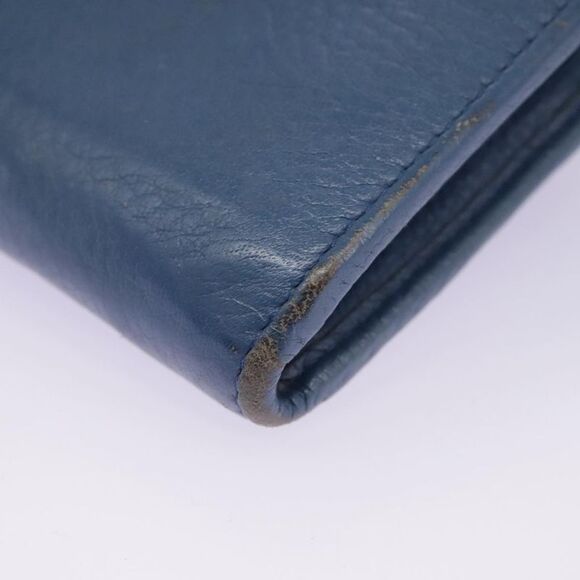 Prada Saffiano Blue Leather Wallet (Pre-Owned) - Picture 9 of 16